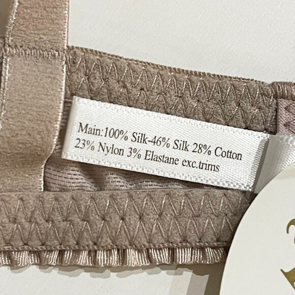 NEW Mimi Holliday 36C Silk Chiffon Balcony Bra Lingerie Polka Dot Damaris Bows - Picture 10 of 12